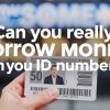身分證號碼真的可以借錢嗎？